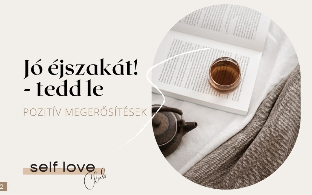 Jó éjszakát! – tedd le