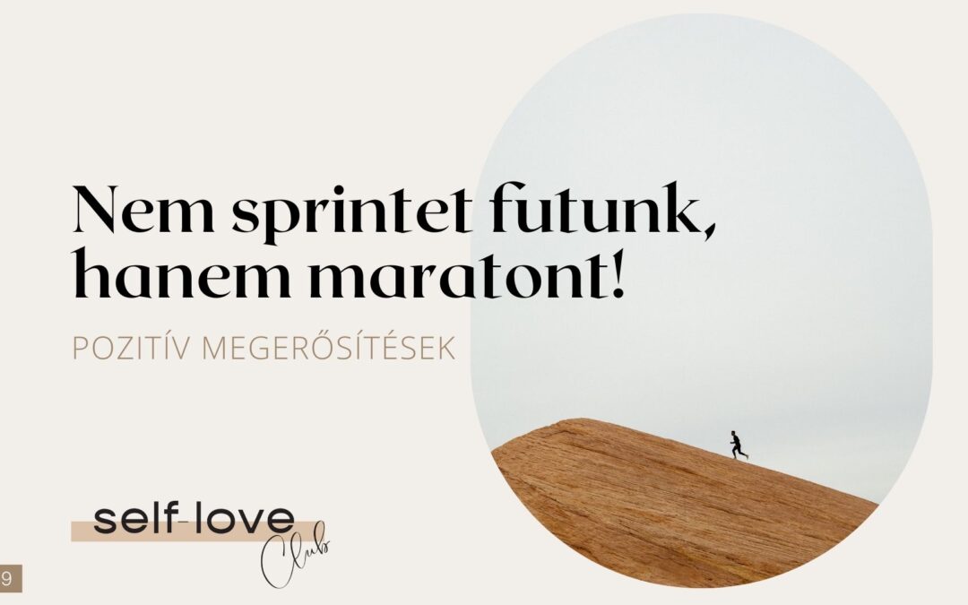 Nem sprintet futunk, hanem maratont