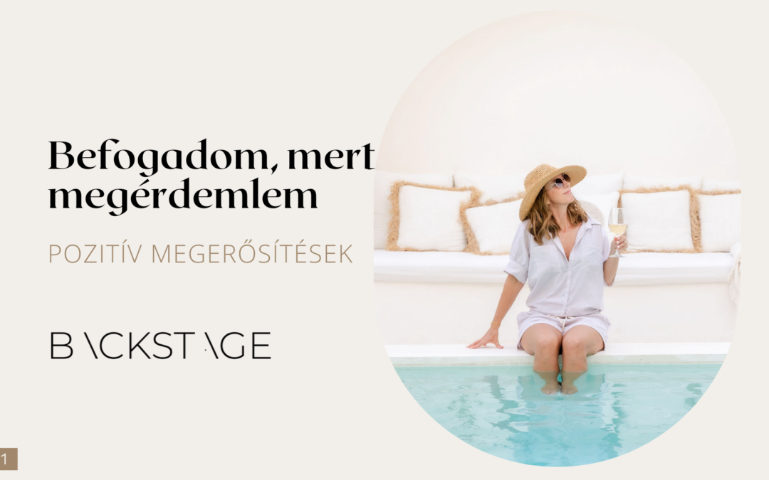 Befogadom, mert megérdemlem
