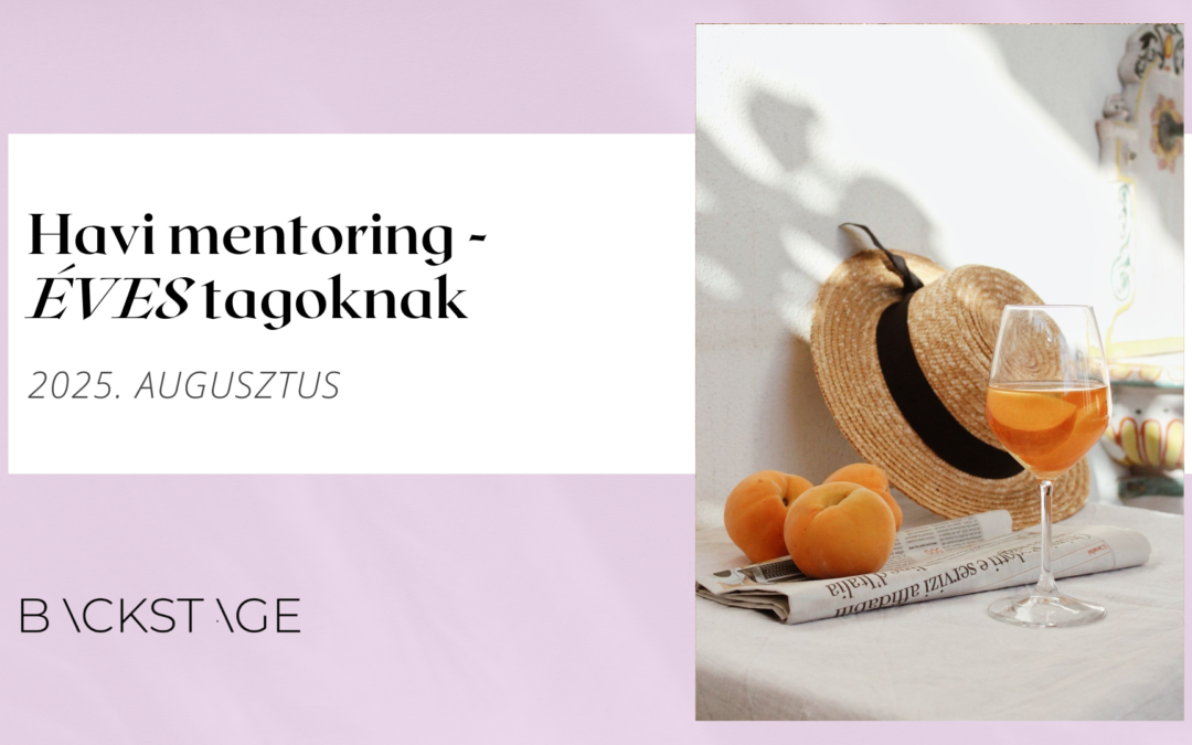 Havi Zoom mentoring & coaching 2025. augusztus