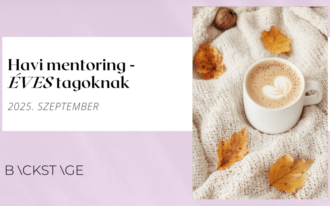 Havi Zoom mentoring & coaching 2025. szeptember