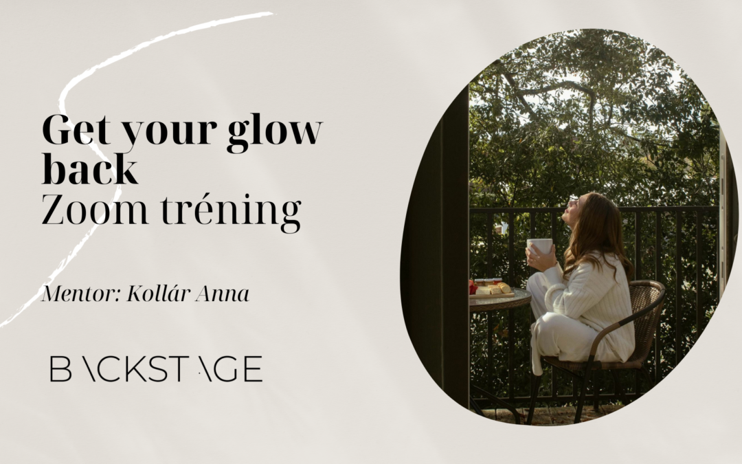 Get your glow back Zoom tréning