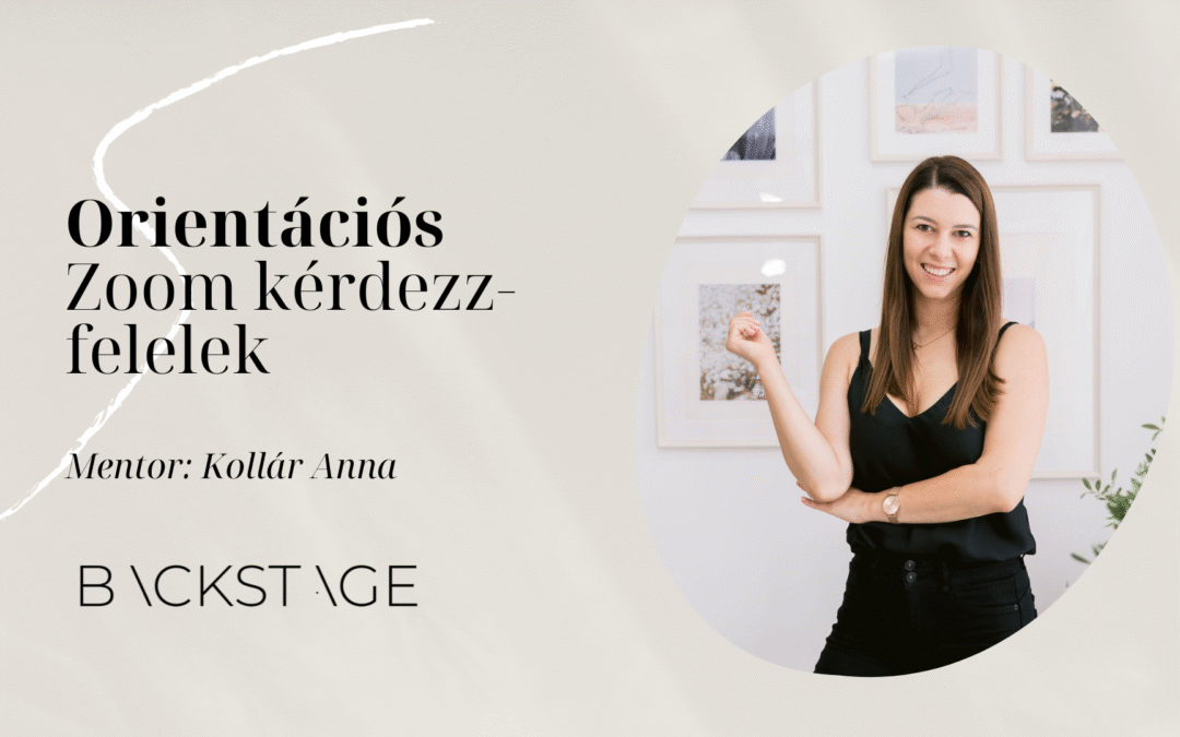 Orientációs Zoom kérdezz-felelek
